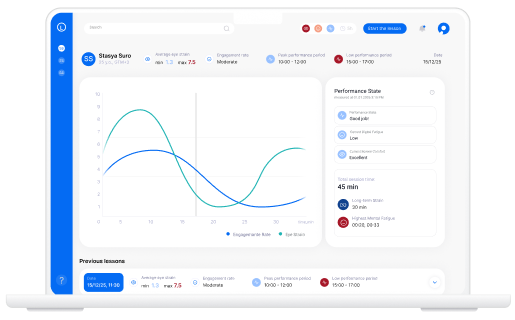 Advancify platform dashboard on laptop